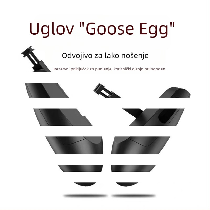 Držač za mobilne igre u obliku jajeta sa stalkom za PUBG i Peace Elite, žični, PP materijal, 45 g, model 123