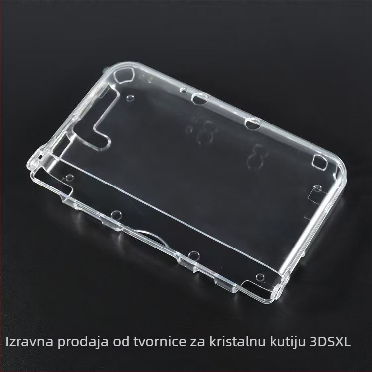 Zaštitna maska za 3DS LL – prozirno PC kućište, injekcijsko lijevanje, kompatibilno s 3DS LL, težina 0.08
