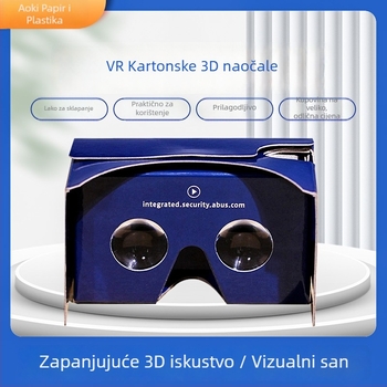 VR naočale za glavu, model vr01, papirnati materijal, visoka razlučivost, Android operativni sustav