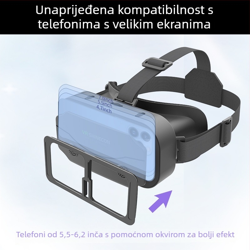 Magic Mirror G13 mobilne VR naočale, 3D VR iskustvo za igranje i audiovizualni VR doživljaj, projekcija zaslona