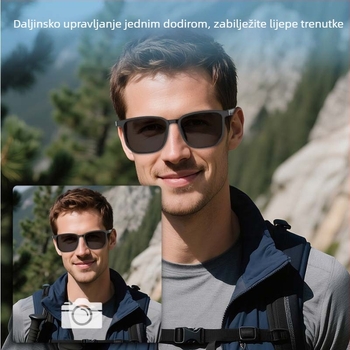 GT03 pametne naočale za prijevod s Bluetoothom, polarizirane leće, UV zaštita, dizajn za nošenje na glavi
