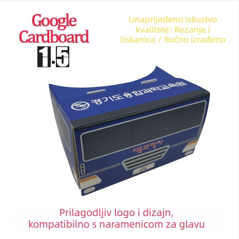 Pametne VR naočale, 1k rezolucija, papirni materijal, bez kamere, težina 80 g