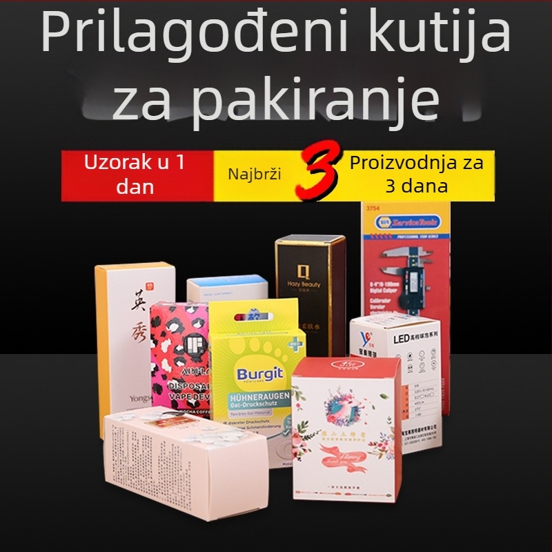 Prilagodljiva kutija za pakiranje od valovitog kartona sa prozorom za elektroniku, offset tisak, bijela kartonska podloga, tisak logotipa, konstrukcija od papira/kartona