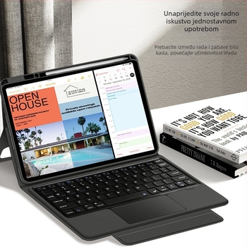 Bežična Bluetooth tipkovnica s magnetskim dijeljenjem za Huawei MatePad tablet, ergonomska, 670 g
