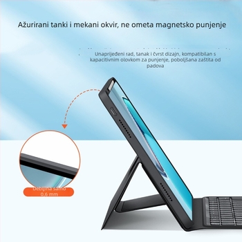 Bežična Bluetooth tipkovnica s magnetskim dijeljenjem za Huawei MatePad tablet, ergonomska, 670 g