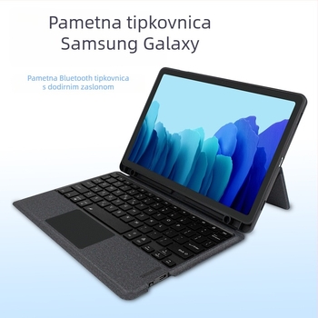 Bežični Bluetooth tipkovnica s magnetskim odvojivim kućištem za Samsung 11-inčni tablet, ergonomska podrška, dimenzije 28,5 × 20,5 × 2,5 cm