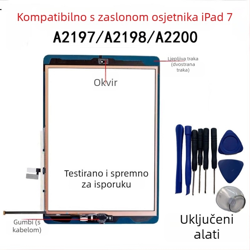 Zaslon osjetljiv na dodir za iPad A1893/A1954 – Billions