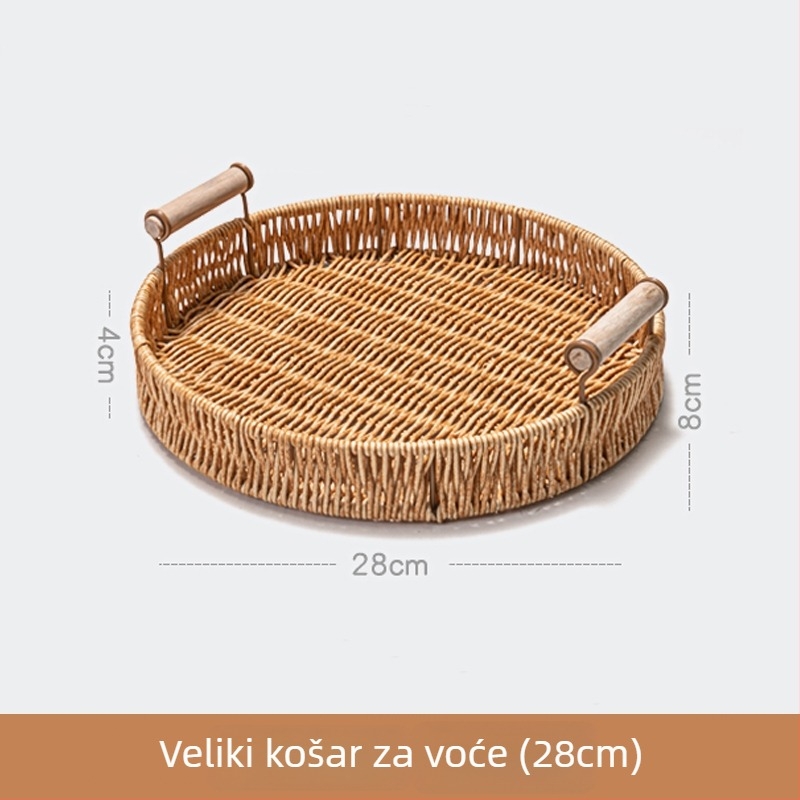 Pladanj za voće za posluživanje, materijal: svilenih cvjetova, stil: univerzalan, tip stila: jednostavan stil, kvaliteta: prvoklasan proizvod