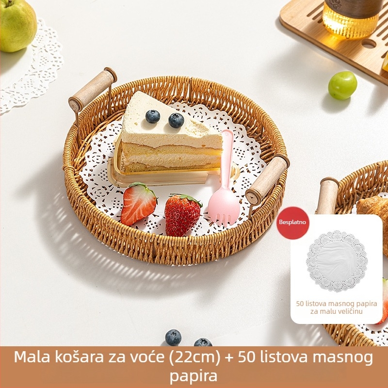 Pladanj za voće za posluživanje, materijal: svilenih cvjetova, stil: univerzalan, tip stila: jednostavan stil, kvaliteta: prvoklasan proizvod