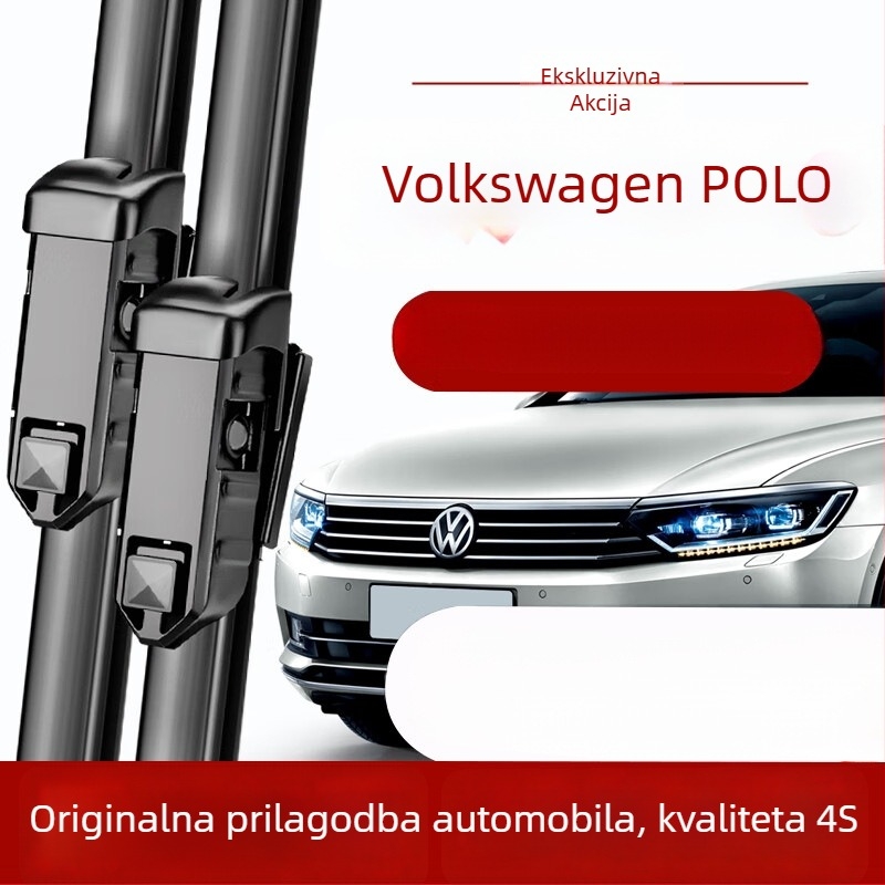Bezokvirni brisači za Volkswagen Polo — gumа, marka Changxi, prednji i stražnji