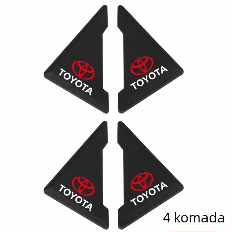 Zaštitni rub vrata automobila - PVC materijal, univerzalna kompatibilnost, ljepilo protiv sudara, model PVC-dverni kut, marka Cheng Jin