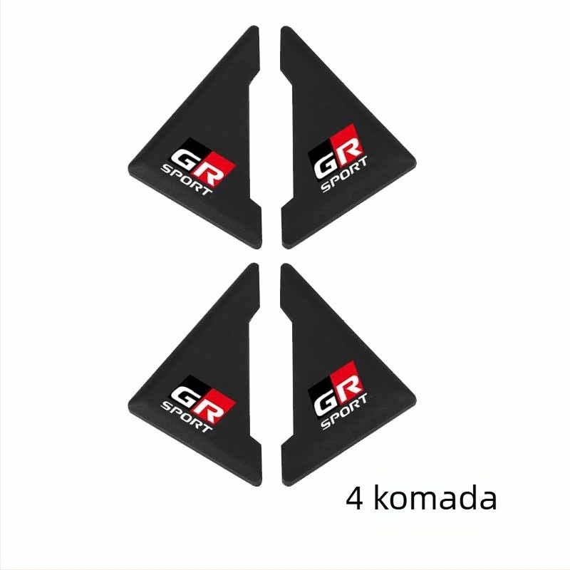 Zaštitni rub vrata automobila - PVC materijal, univerzalna kompatibilnost, ljepilo protiv sudara, model PVC-dverni kut, marka Cheng Jin