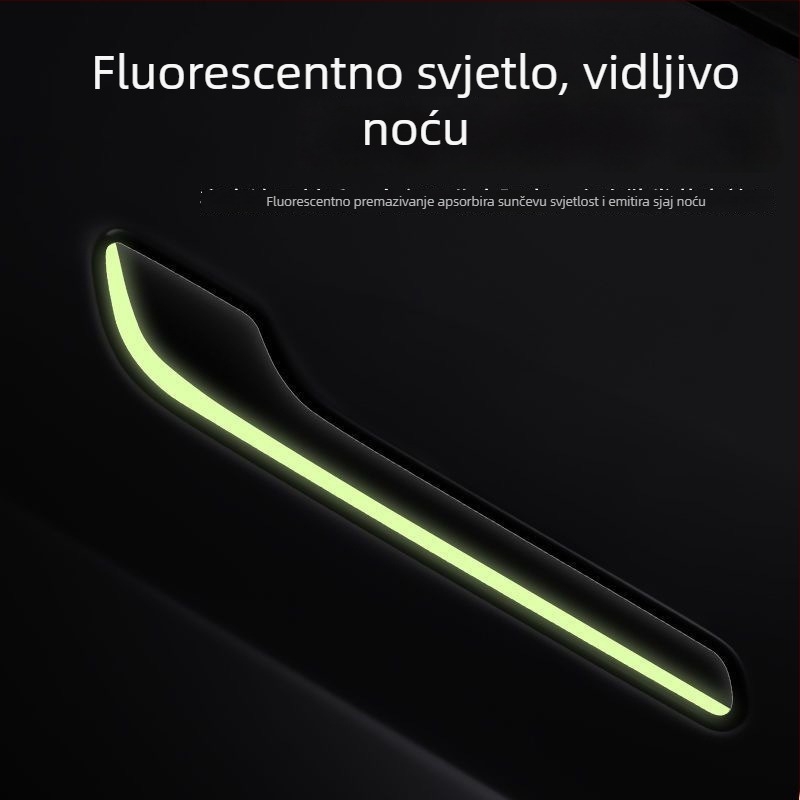 Tesla ručke za vrata – epoksidne naljepnice protiv ogrebotina, anti-kolizijsko ljepilo, za Model 3/Y, Podrijetlo Guangzhou