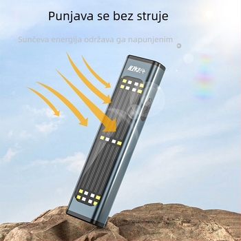 LED prijenosna radna svjetiljka s magnetskom bazom, 15W, 5000mAh, solarno punjenje, domet 100–200 m