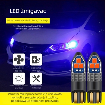 T10 LED 6SMD-3030 pozicijsko svjetlo za automobile i kamione, 12-24V