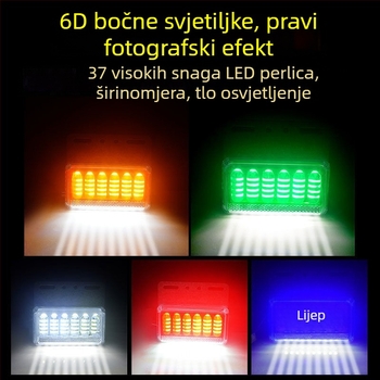 LED bočna svjetla za kamion i prikolicu, 12/24V, 8W, IP68, 13.5×10.5 cm