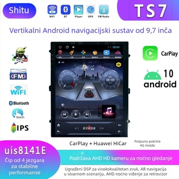 Android auto navigacijski sustav s okvirom, sve-u-jednom: GPS navigacija, stražnja kamera, DSP zvuk, CarPlay kompatibilnost