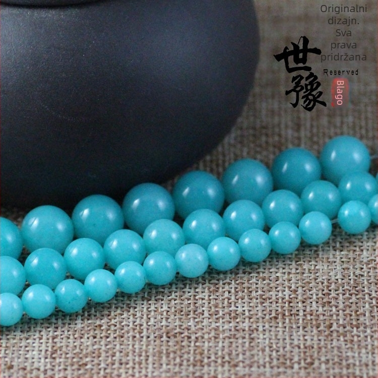 Kuglice Tianhe kamena, labave perle za izradu nakita DIY, Bodhi Xingyue perle