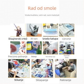 Smoljeni mikro pejzažni ukras - korporativna maskota, ručno izrađena uredska figurka, prilagodljiva prema nacrtima i uzorcima - Brend Juntai, Šifra proizvoda Zs4