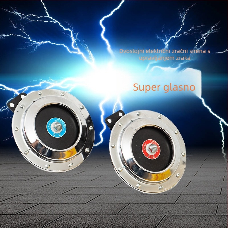 Automobilska šnekova sirena s nosačem, BLT412, 4 Ω, 180 dB, 12V/24V