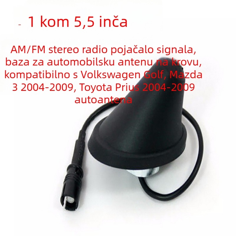 Automobilska radio antena s vijčanim priključnim montiranjem, 12V, univerzalna kompatibilnost, oznaka 21-091-0864