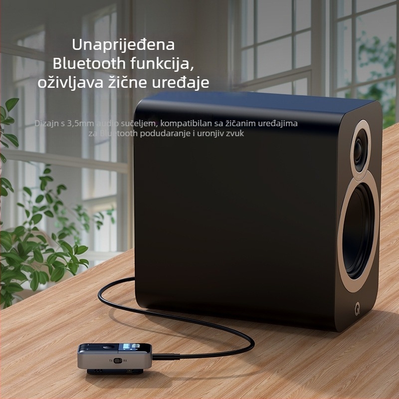 LXKL-M20 Auto MP3 FM Transmitter i Bluetooth Receiver – USB i 3,5 mm audio sučelje, Plug‑and‑Play, domet 15 m, frekvencija 100 MHz, Bluetooth 5.4