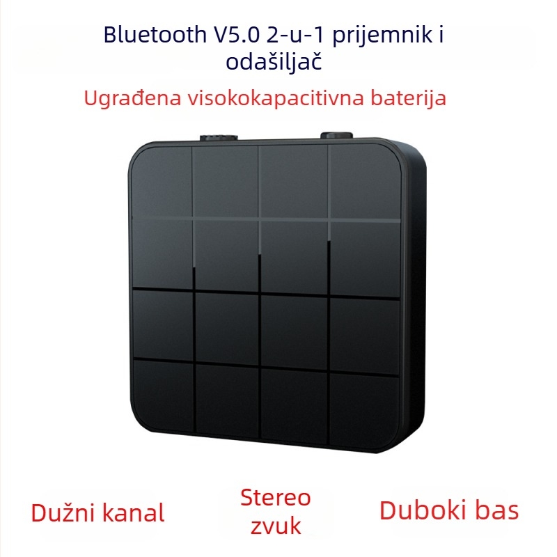 KN321 Bluetooth 5.0 audio predajnik i prijemnik AUX Plug-and-Play domet 10 m