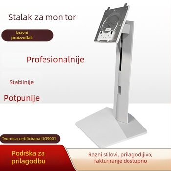 Stalak za računalo od aluminijske legure s podizanjem i rotacijom zaslona, radna baza, model Y270510