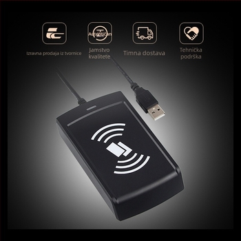 T6-AU-10-01 USB bezkontaktni čitač kartica za S50/S70/Ultralight/CPU kartice, 13,56 MHz