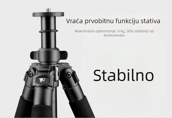 Teleskopski okvir stativa bez PTZ glave (Model 6663, 4 segmenata)