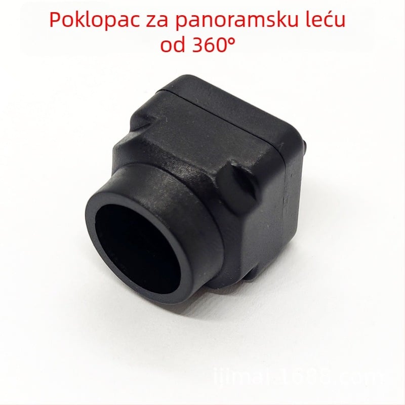 Držač prednje kamere za auto s 360° panoramskim objektivom — Model YJT14, PC kućište, Rezolucija 720x680, Napajanje 12V, Podesiv kut 120°