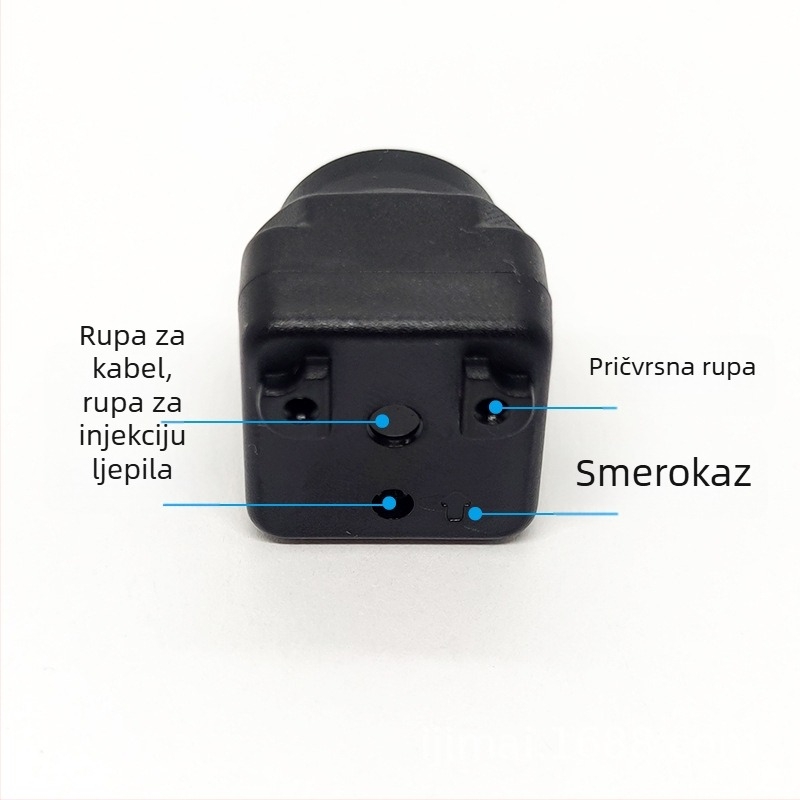 Držač prednje kamere za auto s 360° panoramskim objektivom — Model YJT14, PC kućište, Rezolucija 720x680, Napajanje 12V, Podesiv kut 120°