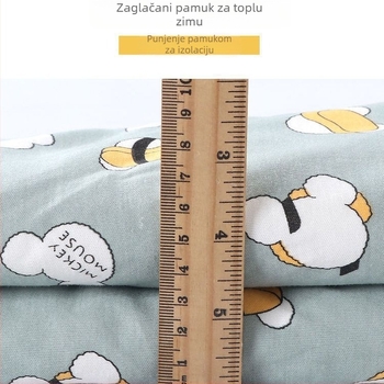 Dječji spavaći vreć, ručno izrađeno od pamuka, zimski, debeli, s podijeljenim nogama