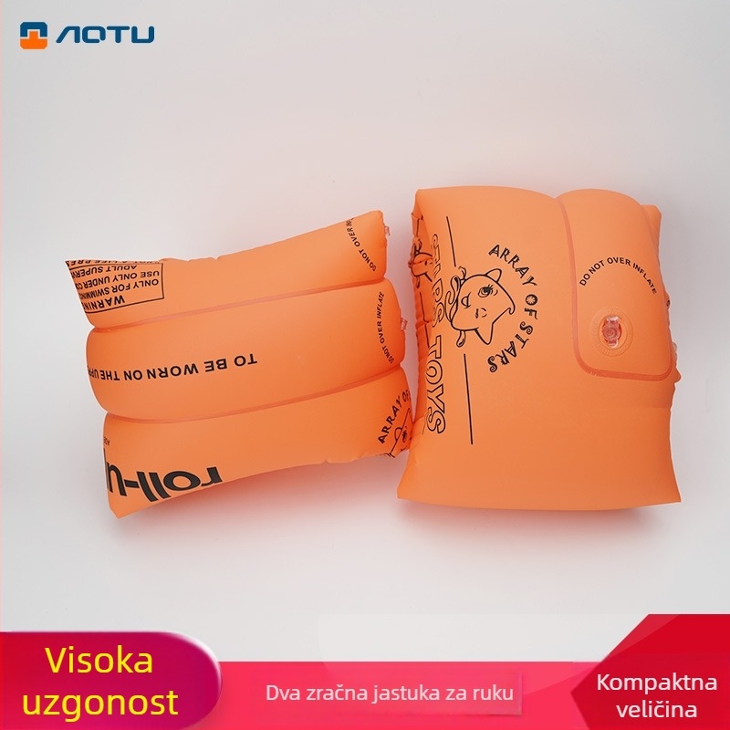 Plivački prsten za ruku za odrasle s debelim PVC jastučićem, konkavno-konveksan dizajn, model AT9009