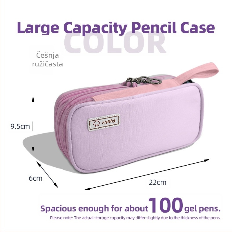 Pernica, s tri sloja, prijenosna, s velikim kapacitetom (platno; korejskog stila)