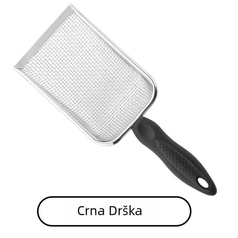 GF nehrđajući čelik – lopatica za mačji pijesak s ručkom – mogućnost privatne marke, nije uvezeno