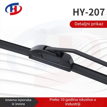 Brisač bez okvira, dvostruka gumena traka (180° ugao brisanja, 24V, materijal klase A, X6)