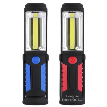 COB radna svjetiljka s jakim magnetom – LED 3W, ručno napajanje, 360° rotacija, za vanjske inspekcije i nužnu kamping rasvjetu