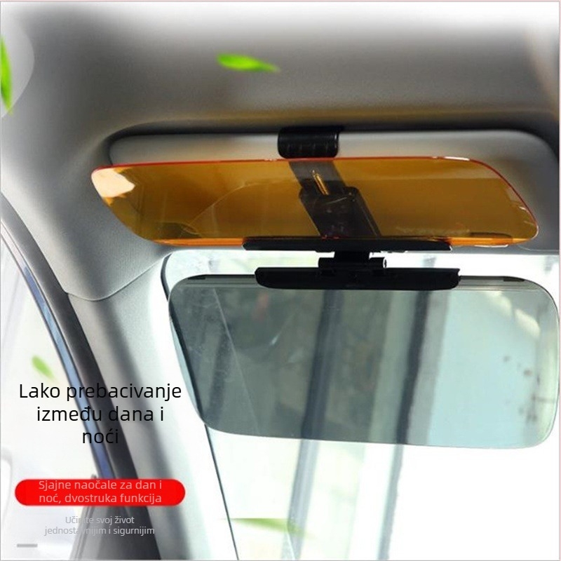 Univerzalni auto vizir protiv zamućenja dan/noć, teleskopskom ugradnjom, aluminijska folija, Toyota kompatibilno