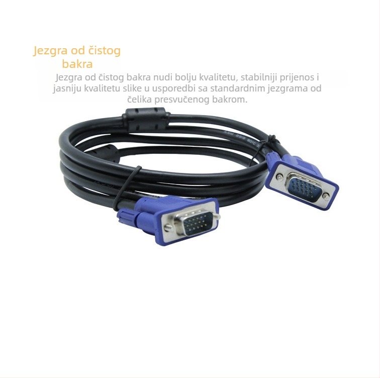 VGA kabel 3+5 muški–muški za PC, TV, monitor i projektor