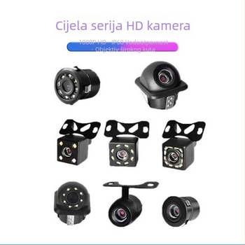 Kamera za stražnji pogled automobila (12V; 170° kut gledanja; 648x488 rezolucija; CCD senzor; PAL CVBS)