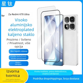 Redmi K70 Ultra zaštitno staklo za zaslon – mat završetak, zaštita privatnosti, HD jasnost