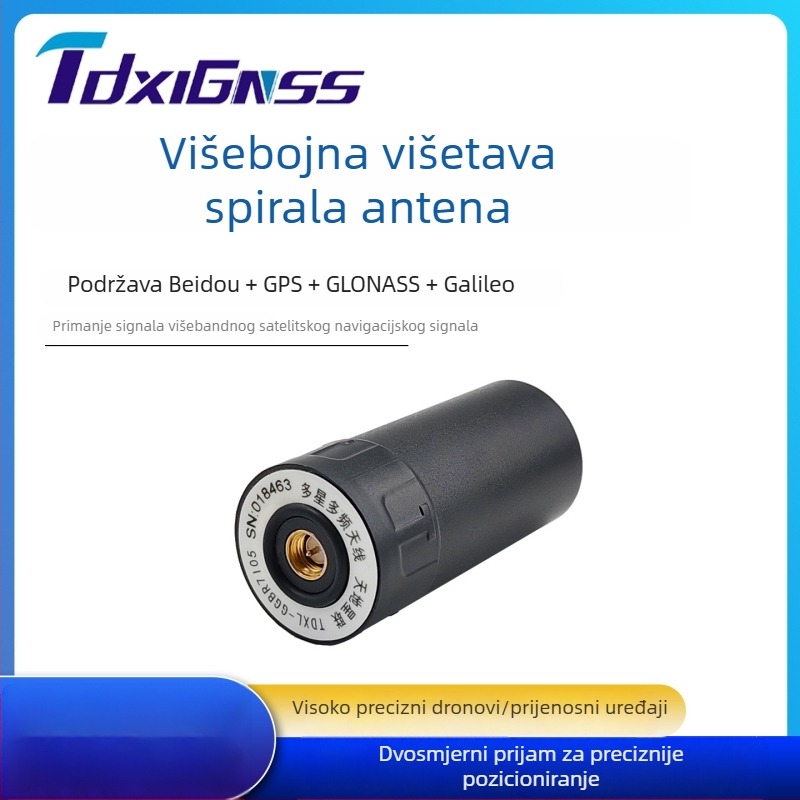 TDXL GNSS Beidou GPS – Visoko precizno pozicioniranje drona, višefrekvencijska aktivna četverostruka spiralna antena RTK kartografija