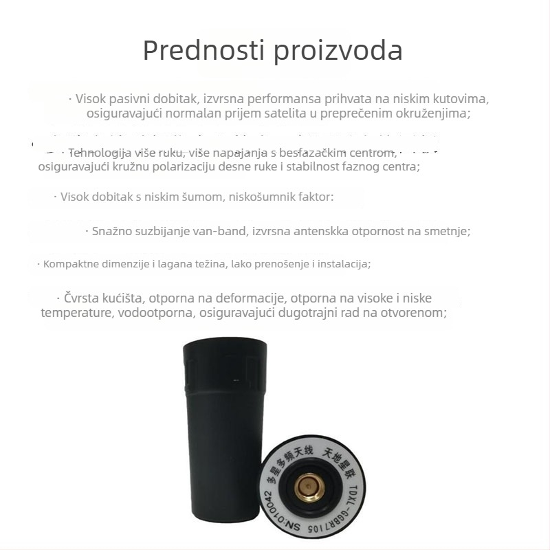 TDXL GNSS Beidou GPS – Visoko precizno pozicioniranje drona, višefrekvencijska aktivna četverostruka spiralna antena RTK kartografija