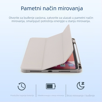 Tanko i lagano zaštitno kućište za iPad s trodijelnim preklopnim poklopcem, dostupne različite veličine