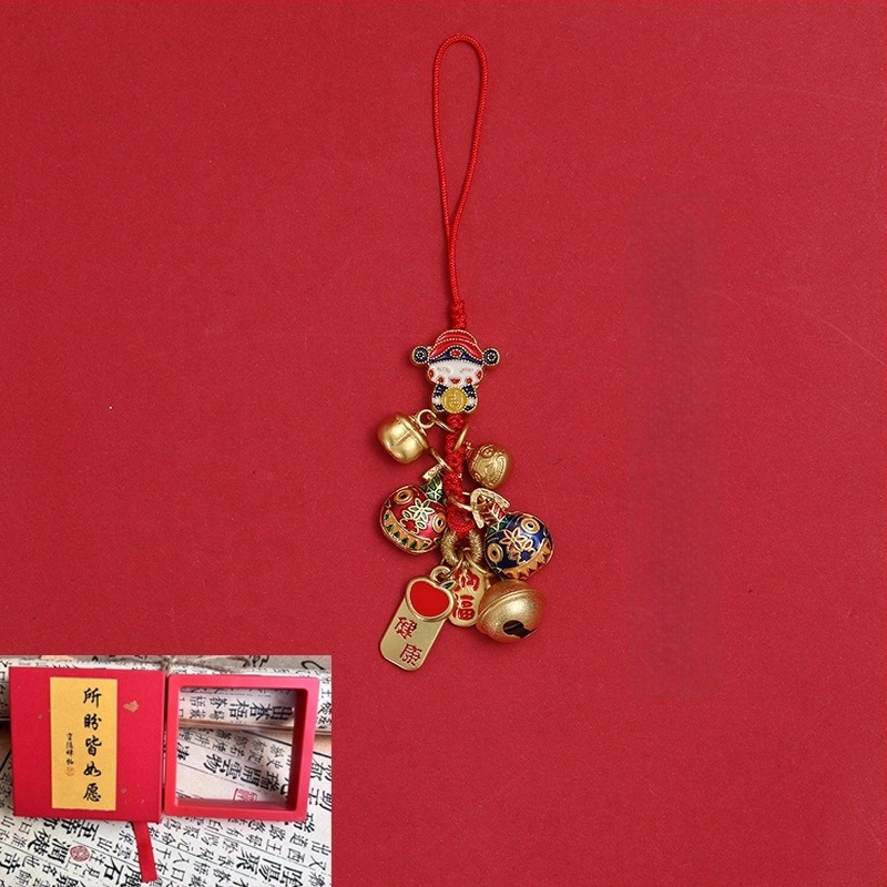 Brelok za ključeve s natpisom 'Pass the Exam' • cinkova legura • elektrogalvaniziranje • životinjski motiv • etno-retro stil