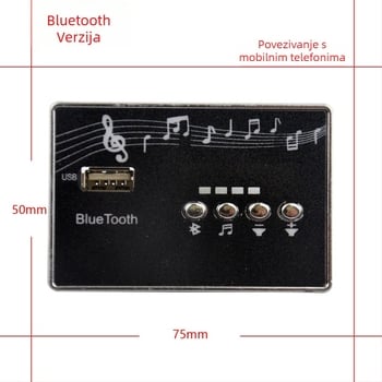 Glazbena ploča za dječji električni auto s MP3 playerom, glazbenim čipom i elektroničkom pločom (plastično kućište)