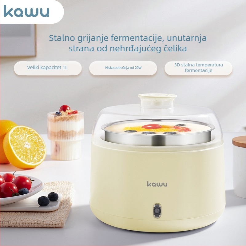 Card House posuda za vodu za mačke od nehrđajućeg čelika s kontrolom temperature