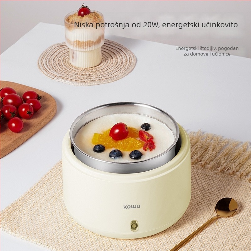 Card House posuda za vodu za mačke od nehrđajućeg čelika s kontrolom temperature