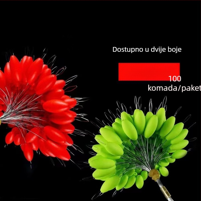Sedmerozvjezdani plovak s nano fluorescencijom, maslinova oblika, tradicionalni ribolov